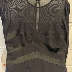 Taylor Black Long Sleeve Dress